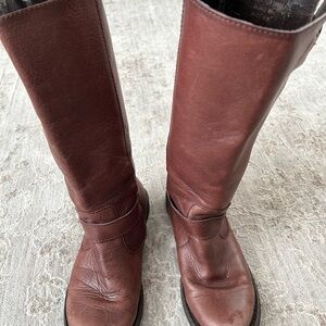 Steve Madden Frencchh Riding Boots Womens Brown Equestrian SZ 9M Casual Cowgirl